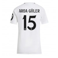 Camiseta Real Madrid Arda Guler #15 Primera Equipación para mujer 2024-25 manga corta